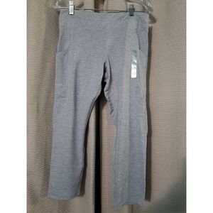 Gray Active Legging Capris